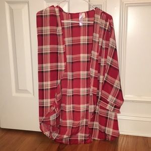 Francesca’s Plaid Cardigan